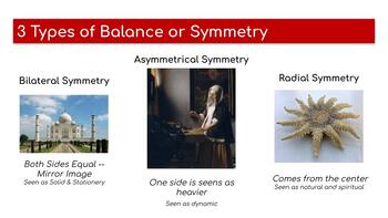 Preview of 4 ART PROJECTS TO TEACH COMPOSITION, BALANCE, & SYMMETRY