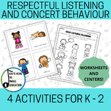 4 Activities to Teach Respectful Listening & Concert Behav