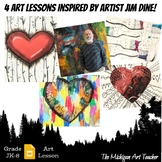 4 Art Lessons Inspired By Artist Jim Dine - Art Lessons - 
