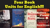 4 Book Units for American English. -Gatsby, Streetcar, Cru