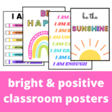 4 Bright & Positive Classroom Posters