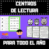 BUNDLE (4) CENTROS DE LECTURA | LITERACY CENTERS SPANISH