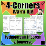 4-Corners Activity: Pythagorean Theorem and its Converse S