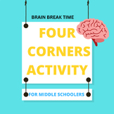 4 Corners Brain Break Activity 