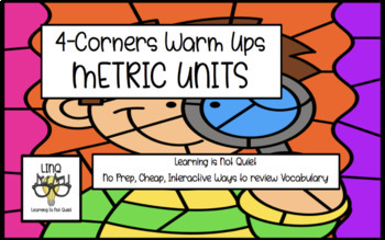 Preview of 4-Corners Metric Base-Unit Identification with Tools (No Prep)