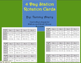 4 Day "Controlled Chaos" Station Rotation Cards