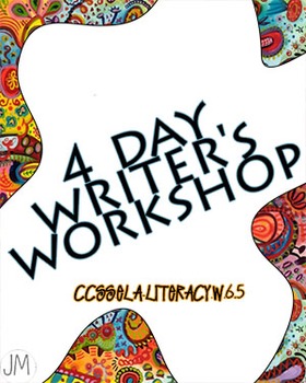 Preview of 4 Day Writer's Workshop