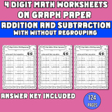 4 Digit Addition Subtraction with & without Regrouping Wor