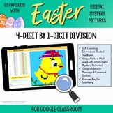 4-Digit by 1-Digit Long Division Easter Math Digital Pixel