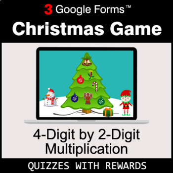 4-Digit by 2-Digit Multiplication - Google Forms Math Game