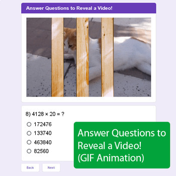 4-Digit by 2-Digit Multiplication - Google Forms Math Game