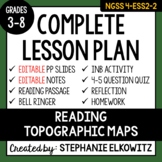 4-ESS2-2 Reading Topographic Maps Lesson | Printable & Digital
