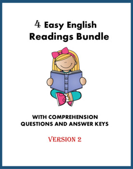 Preview of English Readings: Food, Daily Routines, Careers | 4 More @35% off! (Version 2)