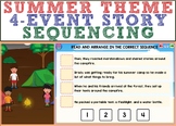 4-Event Summer Story Sequencing BOOM CARDS