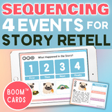 4 Step Sequencing Stories & Events with Pictures for Speec
