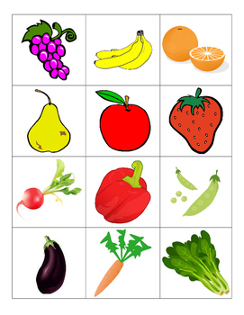 Preview of 4 Food Groups picture sort