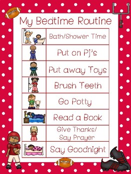 Preschool Daily Routine Chart