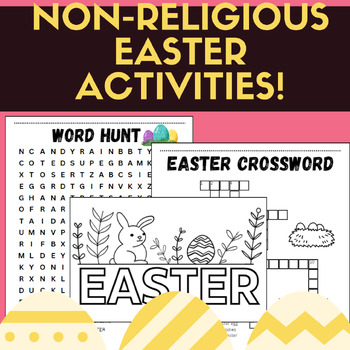 Preview of 4 Fun Easter Activities! (Non-Religious)