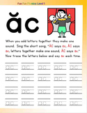 #4 Fun Fun Phonics (20 pages Cc, Aa, ca, ac) Complete Answer Key