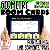 Geometry BOOM Cards | Lines, Line Segments, Points, Rays | 4.G.1