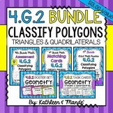 4.G.2 BUNDLE: Classify Polygons {Triangles & Quadrilaterals}
