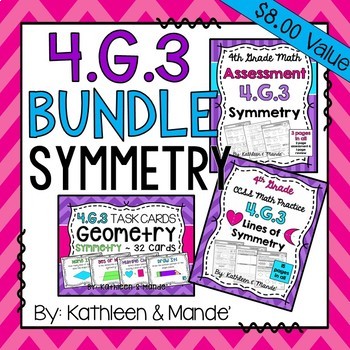 Preview of 4.G.3 BUNDLE: Symmetry