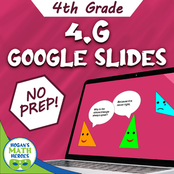 Preview of 4.G Digital Math Lessons | Google Slides