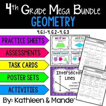 4.G **MEGA Bundle** Geometry by Kathleen and Mande' | TPT