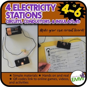 Preview of Electricity and Circuit Stations Hands on Electrical Circuits Science Activity