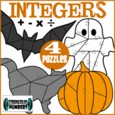 4 Integers Operations Cooperative Puzzles to make a Hallow