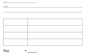 Preview of 4 Item Pictograph Results Template