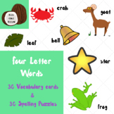4 Letter Words | Literacy Centre Activity | Reading