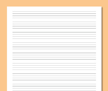 4 lines writing paper handwriting practice printable sheets for kids