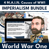 MAIN Causes of WW1 - Imperialism (Word Search, Crossword, 