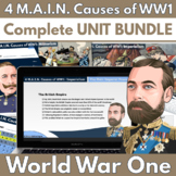 4 M.A.I.N. Causes of WW1 - UNIT BUNDLE