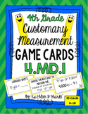 4.MD.1 Game Cards: Customary Measurement