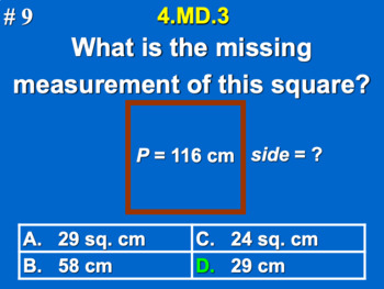 Preview of 4.MD.3 4th Grade Math - Apply Area and Perimeter Formulas Bundle with Google