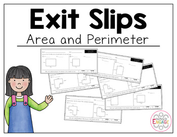 Preview of 4.MD.3: Area and Perimeter Exit Slips