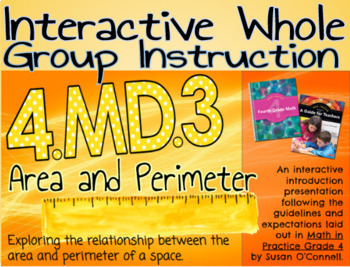 Preview of 4.MD.3 Area and Perimeter Google Slides