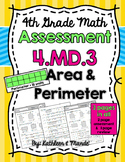 4.MD.3 Assessment: Area & Perimeter