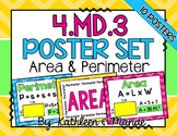 4.MD.3 Poster Set: Area & Perimeter