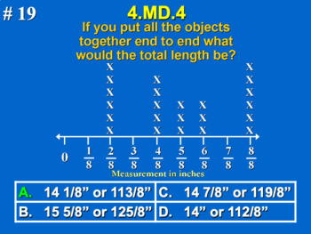 Preview of 4.MD.4 4th Grade Math Fractional Line Plot Addition Subtraction Bundle w/ Google
