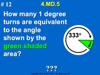 Preview of 4.MD.5 4th Grade Math - Recognize Angles as Geometric Shapes Bundle with Google