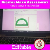 4.MD.6 Using a Protractor: Google Forms Assessment