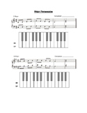 4 Major Pentascales: Assignment Sheet for Beginning Pianists