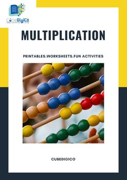 Preview of Multiplication - Interactive learning compatible printables with amazing content