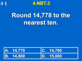 Preview of 4.NBT.3 4th Grade Math - Round Multi-Digit Whole Numbers Bundle with Google