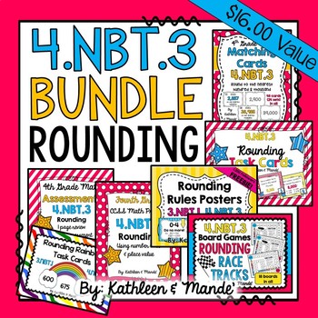 Preview of 4.NBT.3 BUNDLE: Rounding