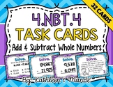 4.NBT.4 Task Cards: Add & Subtract Whole Numbers