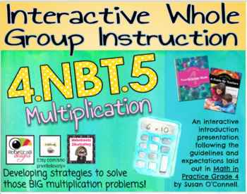 Preview of 4.NBT.5 Multiplication of Multi Digit Numbers Google Slides Unit-Guided Practice
